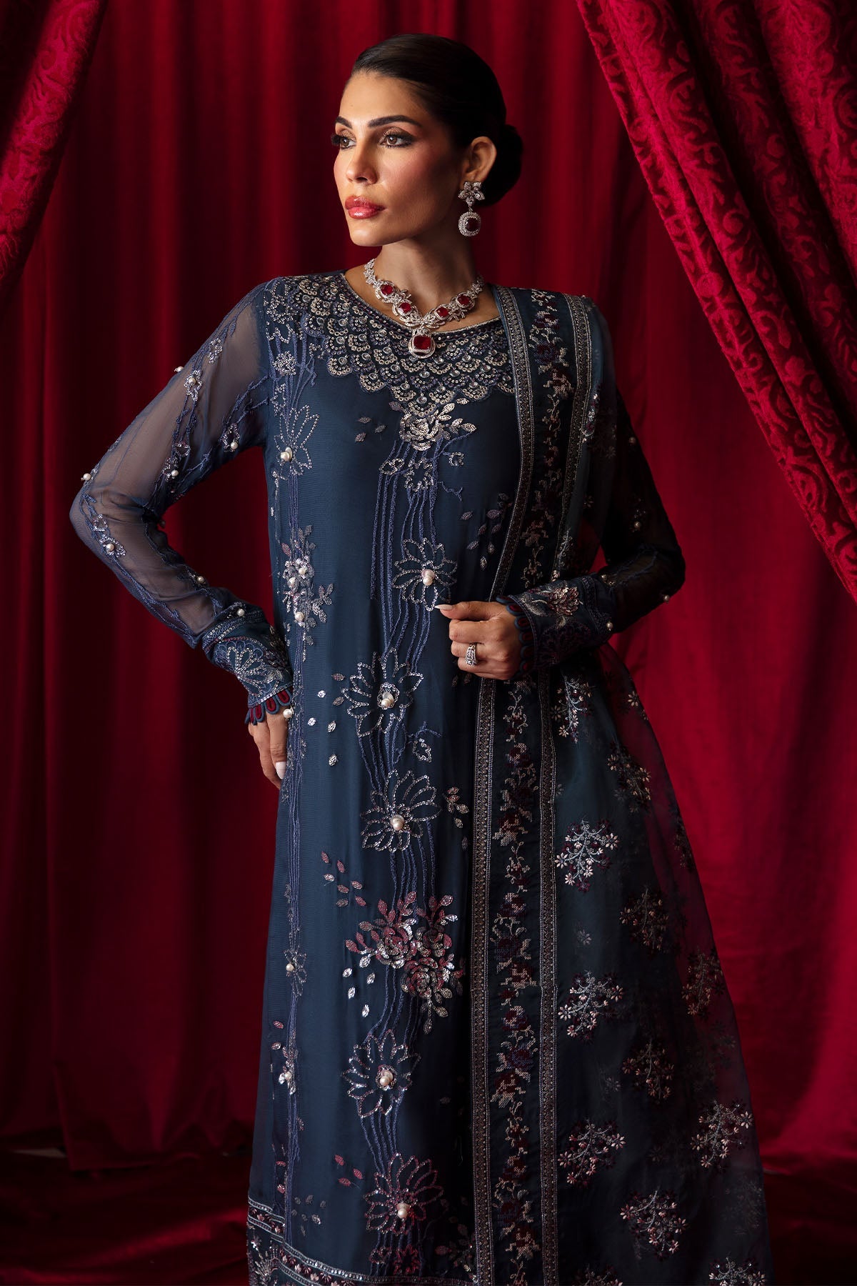 Nureh | Elanora Formal 24 | NEL-52-Cielle by Nureh - Designer Dress - Type: Ladies Clothes - Available at Libayah - 100% Original