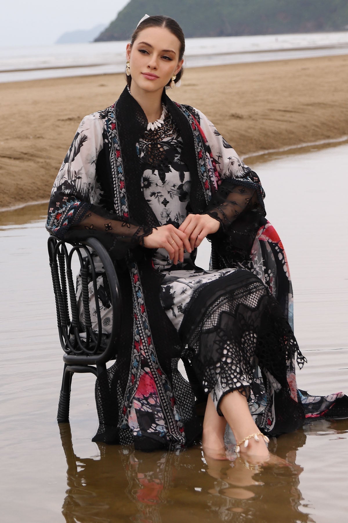 Nureh | Gardenia Embroidered Lawn 25 | NSG-175 by Nureh - Designer Dress - Type: Ladies Clothes - Available at Libayah - 100% Original