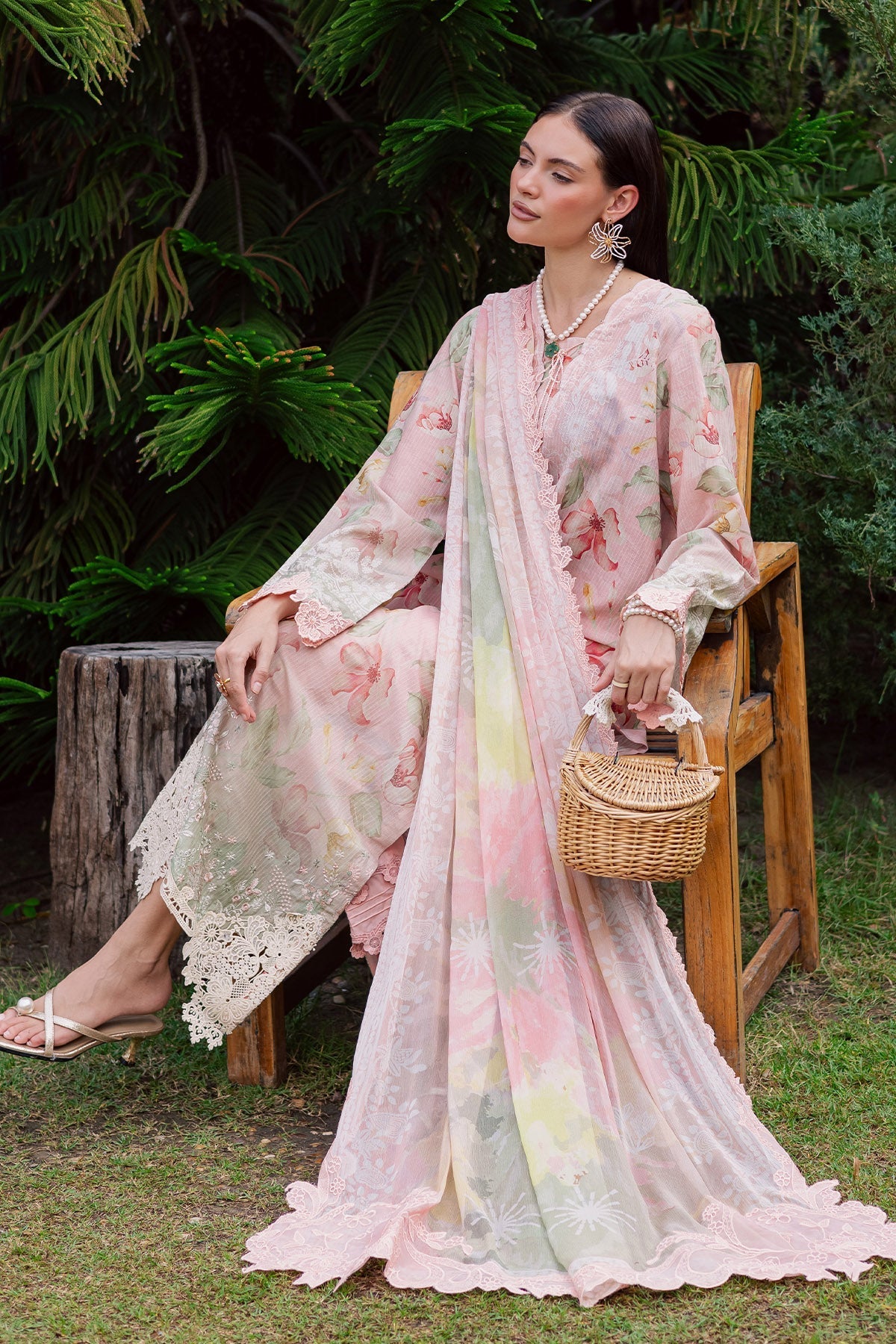 Nureh | Gardenia Lawn 26 | NSG-208 by Nureh - Designer Dress  - Type : Ladies Clothes - Available at Libayah - 100% Original 
