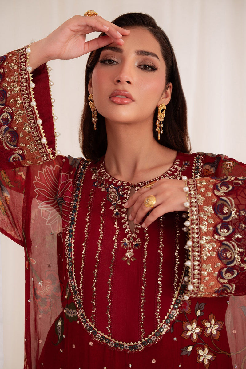 Nureh | Omara Formals | NEL-92 by Nureh - Designer Dress  - Type : Ladies Clothes - Available at Libayah - 100% Original 