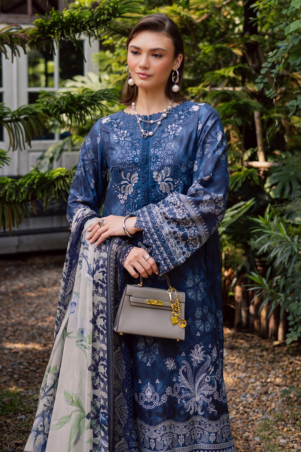 Nureh | Gardenia Lawn 26 | NSG-213 by Nureh - Designer Dress  - Type : Ladies Clothes - Available at Libayah - 100% Original 