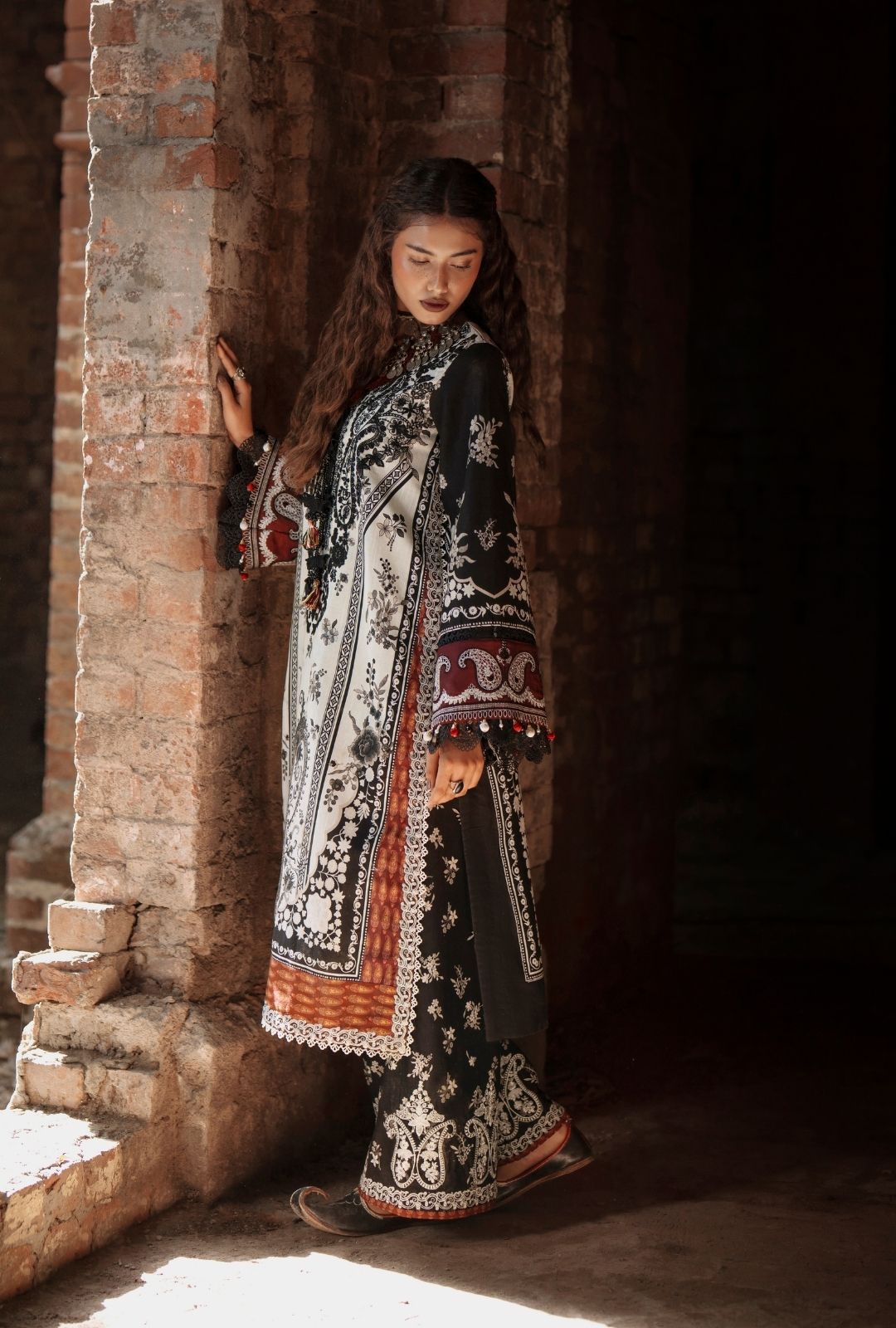 AJR Couture | Sard Sham | Makhmal by AJR Couture - Designer Dress - Type : Ladies Clothes - Available at Libayah - 100% Original 