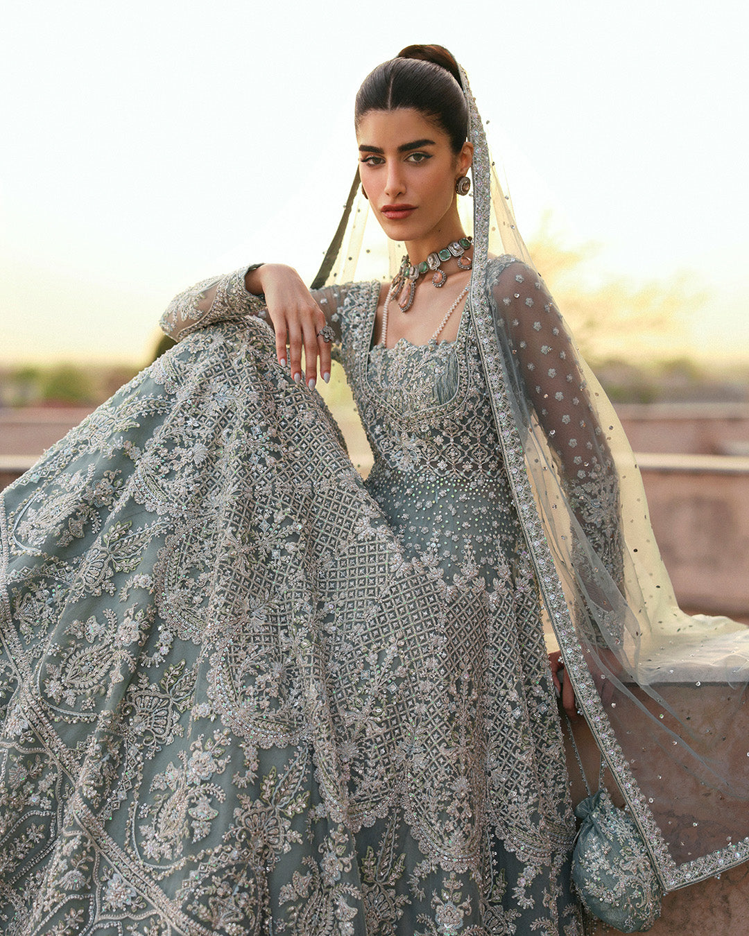 Faiza Saqlain | Averia Bridals | Dorien by Faiza Saqlain - Designer Dress  - Type : Ladies Clothes - Available at Libayah - 100% Original 