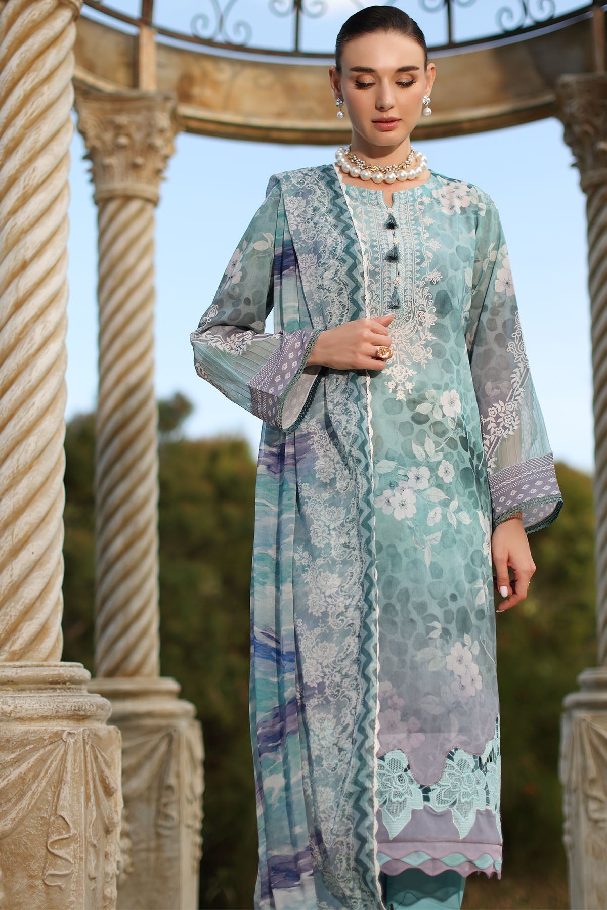 Nureh | Signature Prints 26 | SP-196 by Nureh - Designer Dress  - Type : Ladies Clothes - Available at Libayah - 100% Original 