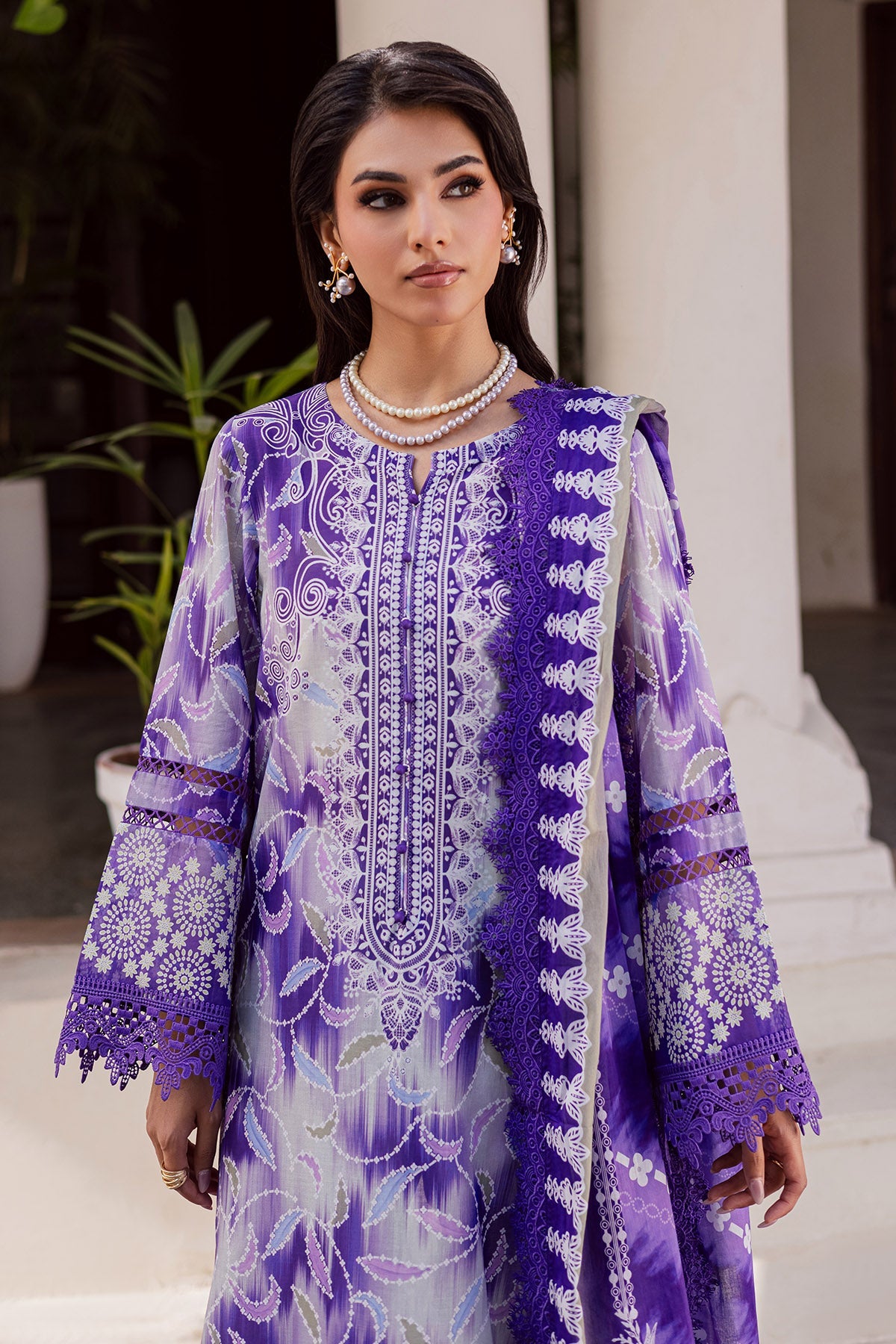 Afrozeh | Basic Pret 26 RTW | NACRE by Afrozeh - Designer Dress  - Type : Ladies Clothes - Available at Libayah - 100% Original 