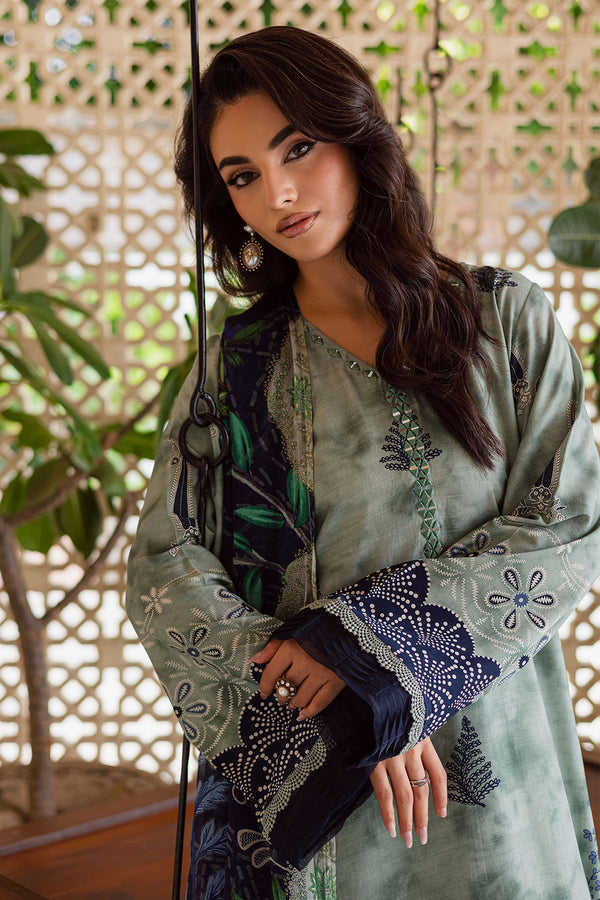 Nureh | Signature Printed Linen | SP-164 by Nureh - Designer Dress  - Type : Ladies Clothes - Available at Libayah - 100% Original 