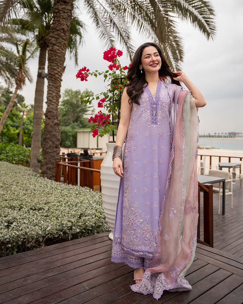 Faiza Saqlain | AYA - Unstitched Luxury Lawn '26 | Suela by Faiza Saqlain - Designer Dress  - Type : Ladies Clothes - Available at Libayah - 100% Original 