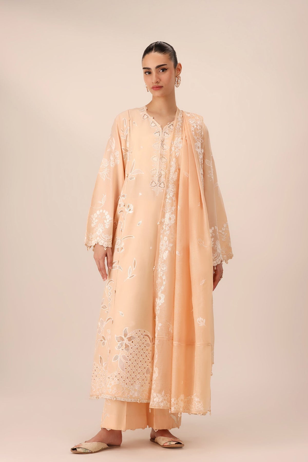 Elan | Stitched Pret 26 | NOORAI (EL26-06 A ST) by Elan - Designer Dress  - Type : Ladies Clothes - Available at Libayah - 100% Original 