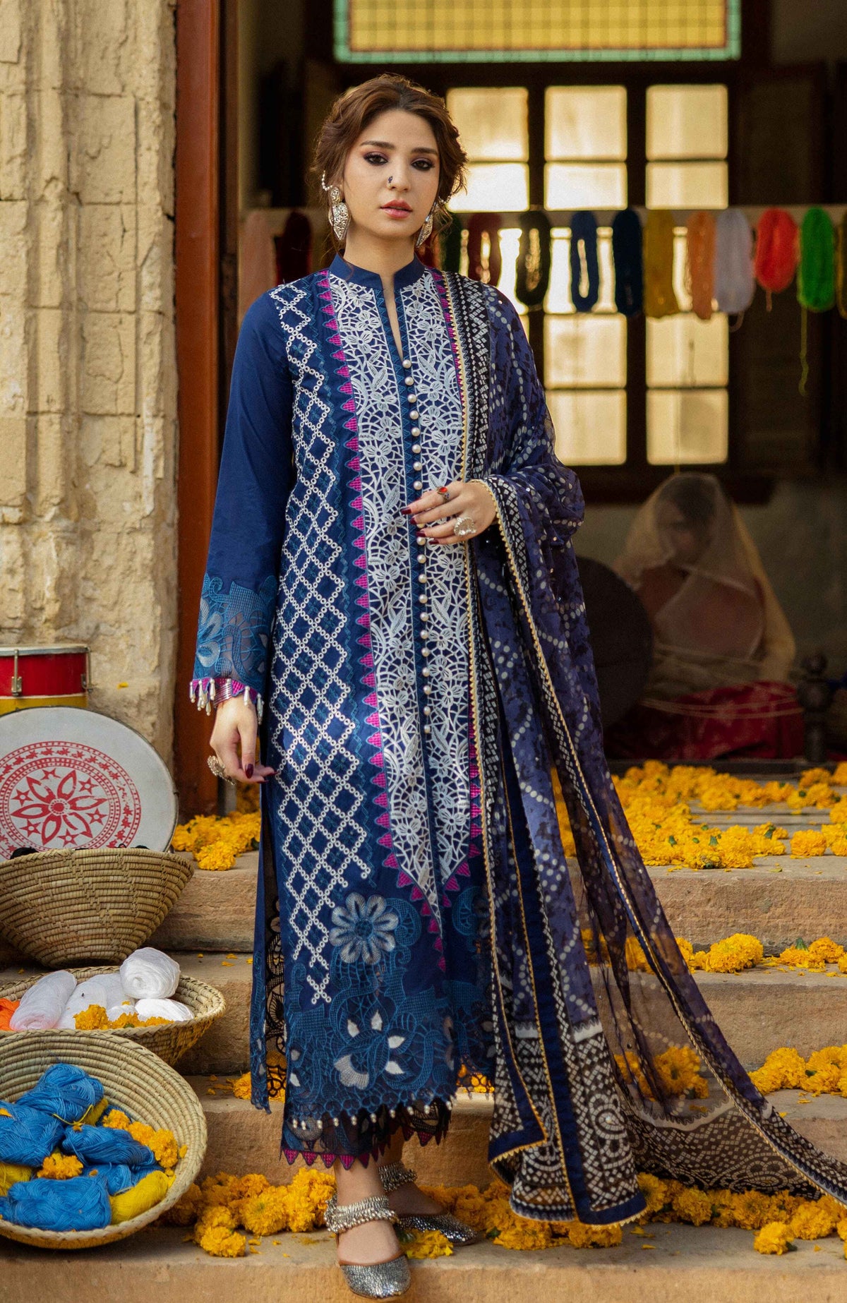 Al Zohaib | Bandhani The Tale of Jaipur 25 | BTJ-25-03 by Al Zohaib - Designer Dress - Type: Ladies Clothes - Available at Libayah - 100% Original