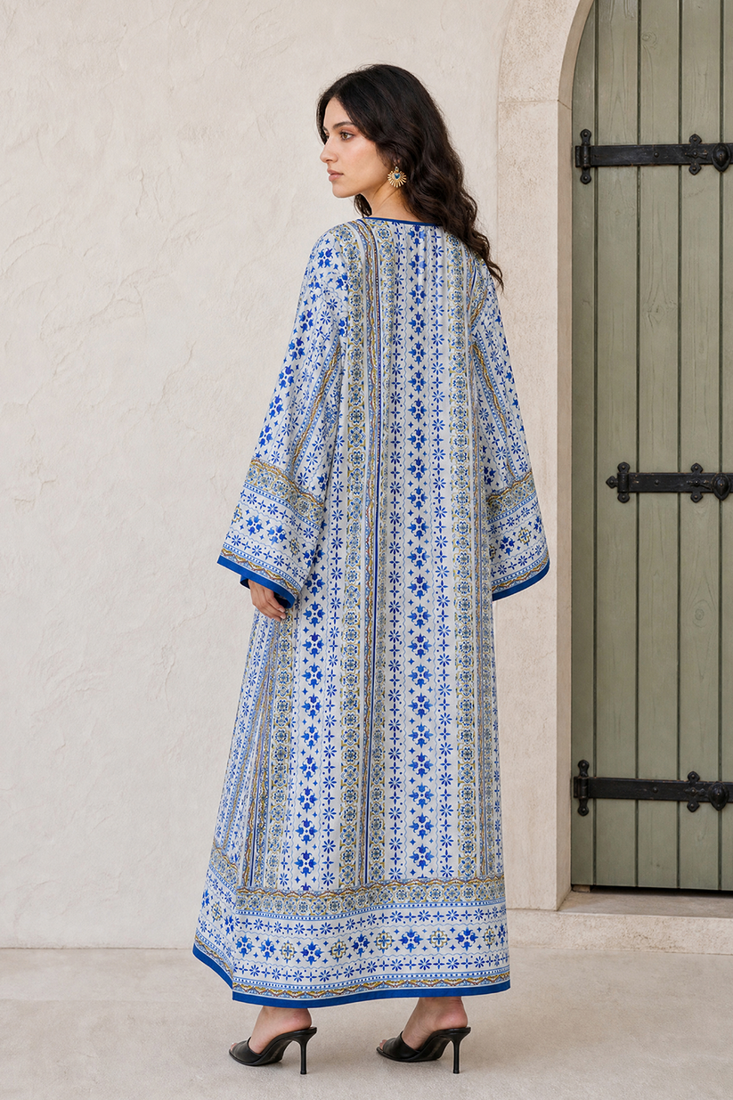 Saad Shaikh | Ease Fall Edit 26 | D-03 Kaftan by Saad Shaikh - Designer Dress  - Type : Ladies Clothes - Available at Libayah - 100% Original 