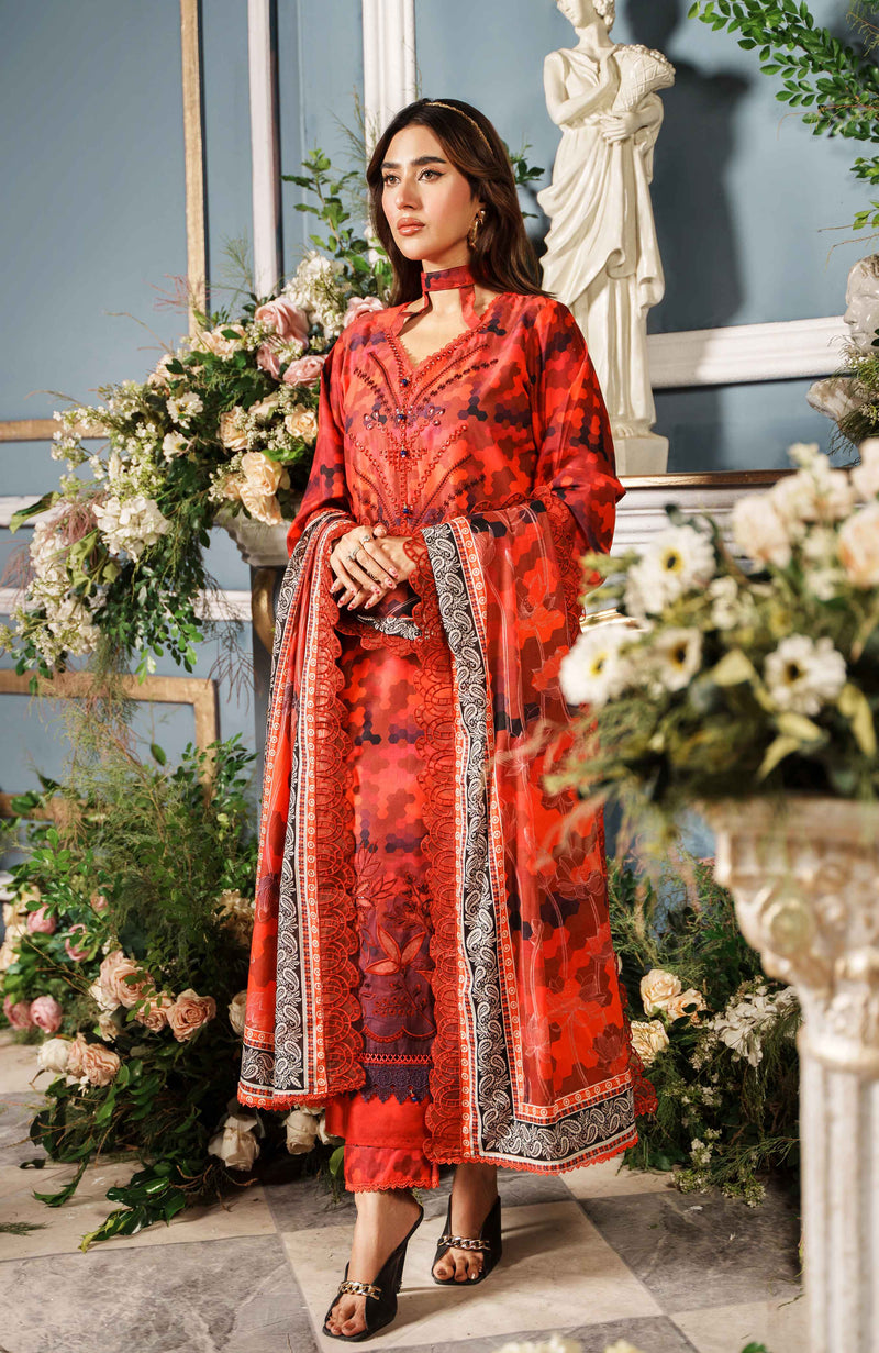 Al Zohaib | Printkari Cutwork Applique 24 | PCA-24-03 by Al Zohaib - Designer Dress - Type: Ladies Clothes - Available at Libayah - 100% Original