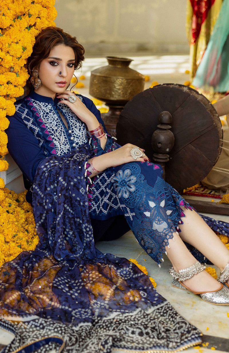 Al Zohaib | Bandhani The Tale of Jaipur 25 | BTJ-25-03 by Al Zohaib - Designer Dress - Type: Ladies Clothes - Available at Libayah - 100% Original