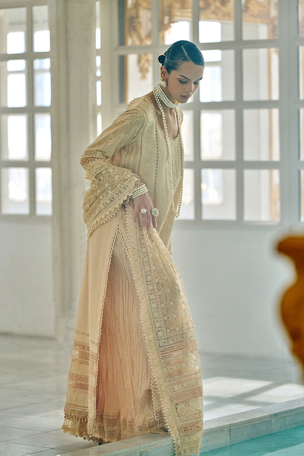 Sobia Nazir | Luxury Lawn Eid 26 | 3A by Sobia Nazir - Designer Dress - Type : Luxury Dress - Available at Libayah - 100% Original