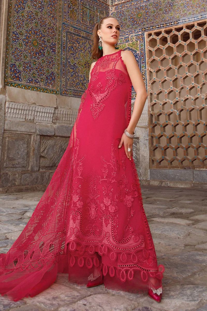 Maria B | Luxury Lawn | D-2303-A by Maria B - Designer Dress - Type: Ladies Clothes - Available at Libayah - 100% Original