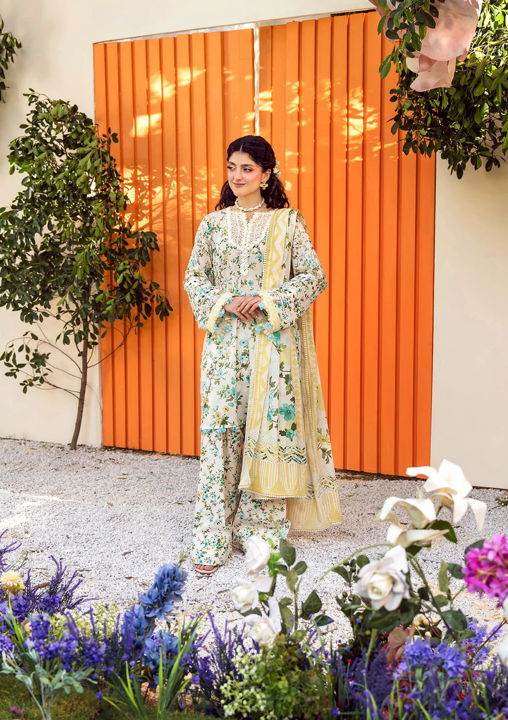 Elaf Premium | Prints 25 | EPS-3A IVORY WHISPERS by Elaf Premium - Designer Dress - Type: Ladies Clothes - Available at Libayah - 100% Original