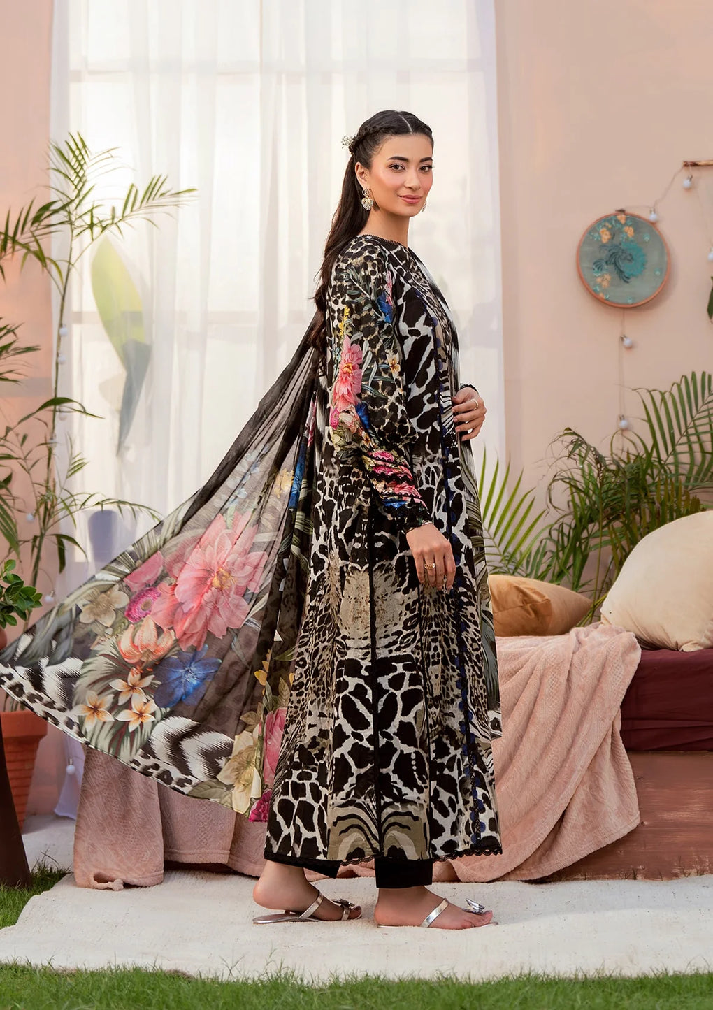 Elaf Premium | Prints 25 | EPS-4B NOIR ESSENCE by Elaf Premium - Designer Dress - Type: Ladies Clothes - Available at Libayah - 100% Original
