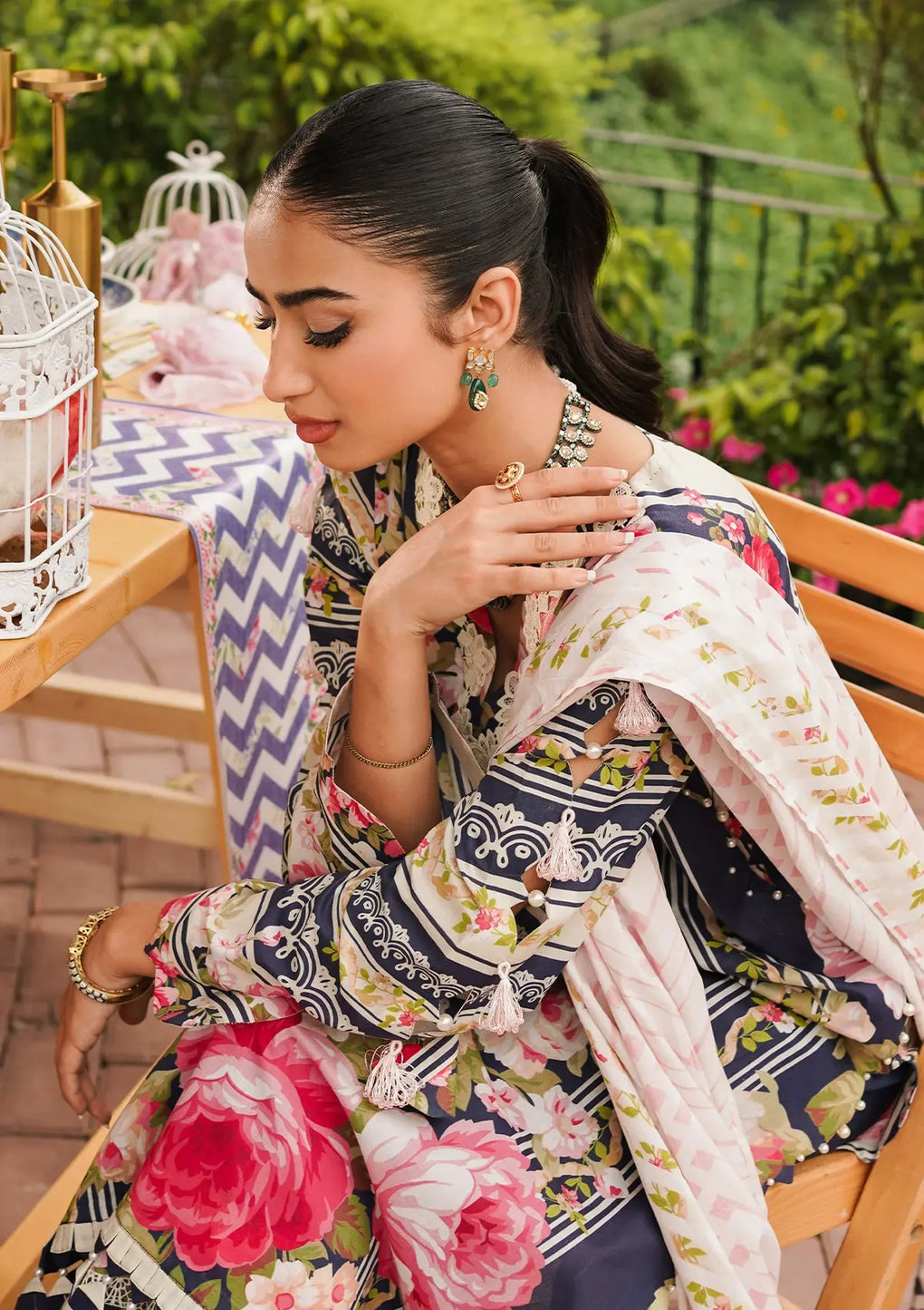 Elaf Premium | Printed Collection 24 | EEP-05B - Amica by Elaf Premium - Designer Dress - Type: Ladies Clothes - Available at Libayah - 100% Original