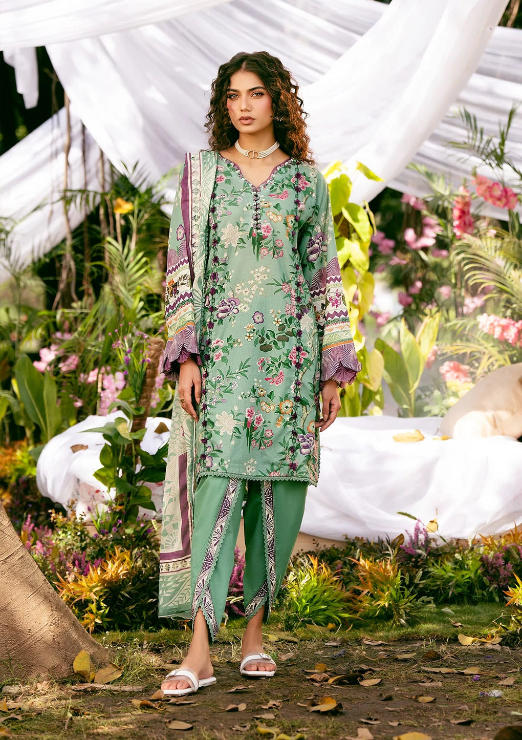 Elaf Premium | Prints 25 | EPS-8A MINTED DREAM by Elaf Premium - Designer Dress - Type: Ladies Clothes - Available at Libayah - 100% Original