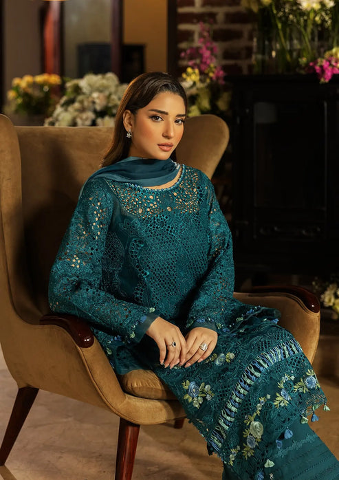 Kahf Premium | Luxury Lawn 25 | KLR-06 Whimsy by Kahf Premium - Designer Dress - Type: Ladies Clothes - Available at Libayah - 100% Original