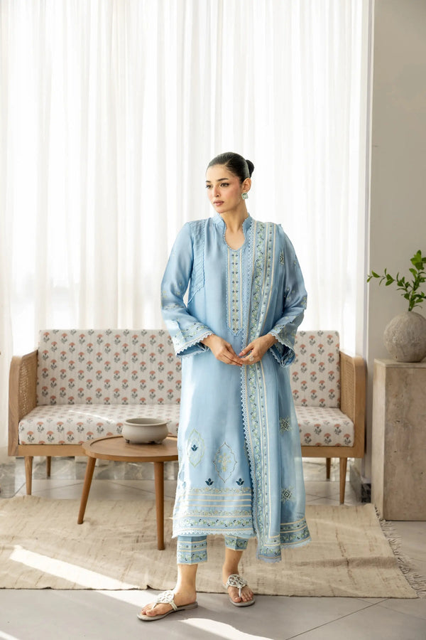 Afrozeh | Basic Pret 26 RTW | NACRE by Afrozeh - Designer Dress  - Type : Ladies Clothes - Available at Libayah - 100% Original 