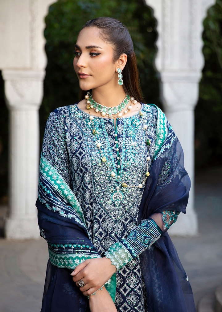 Maria Osama Khan | Rang e Noor Eid Edit | Nargis-Navy Blue