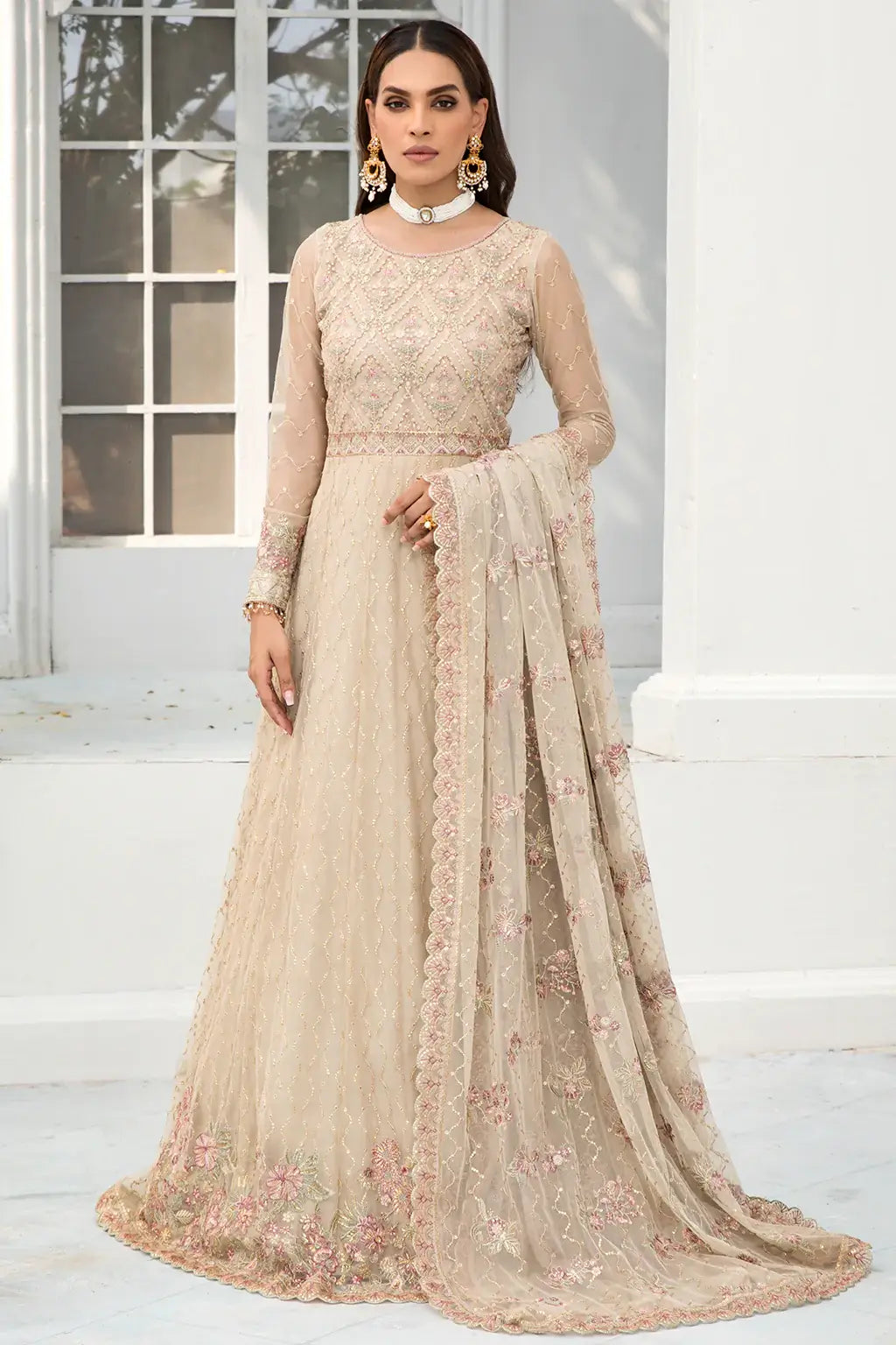 Zarif | DE LUXURY Formals | JASMINE by Zarif - Designer Dress - Type: Ladies Clothes - Available at Libayah - 100% Original