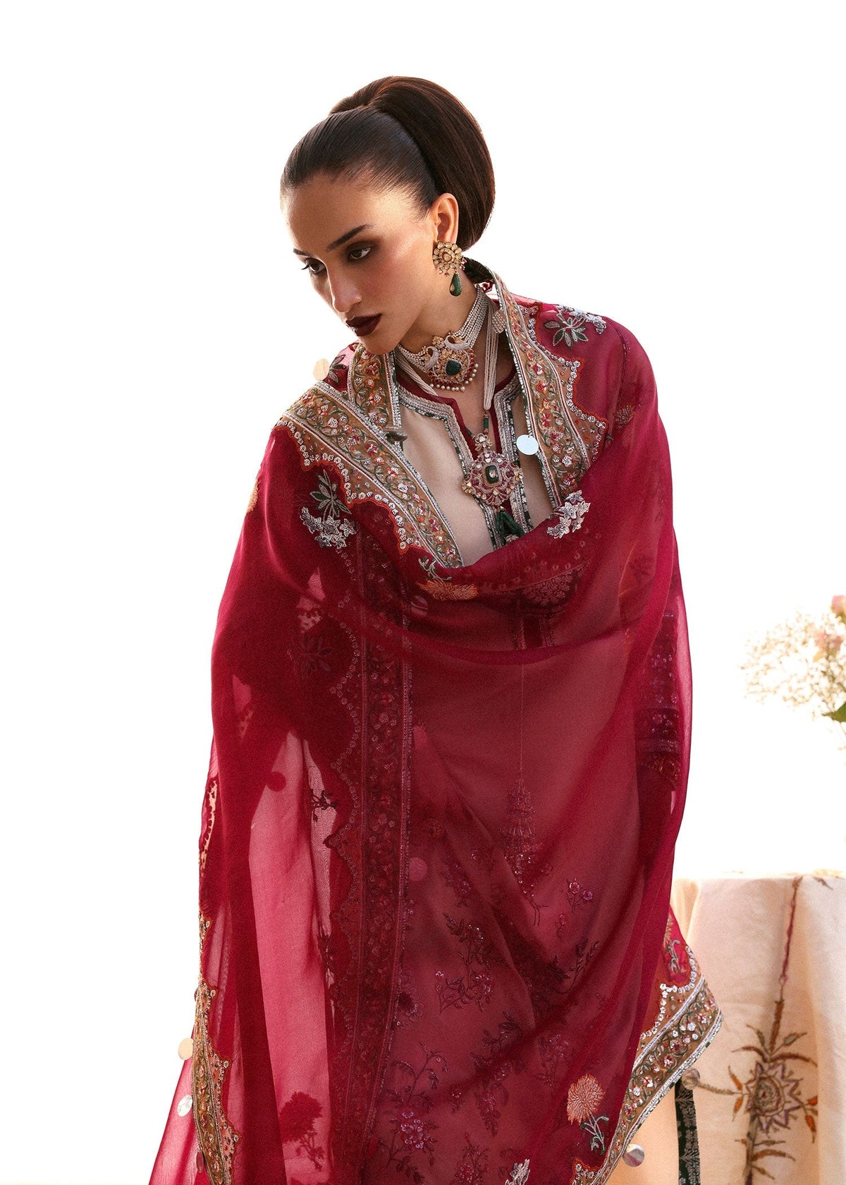 Hussain Rehar | Luxury Pret AW 25 | Florielle by Hussain Rehar - Designer Dress  - Type : Ladies Clothes - Available at Libayah - 100% Original 