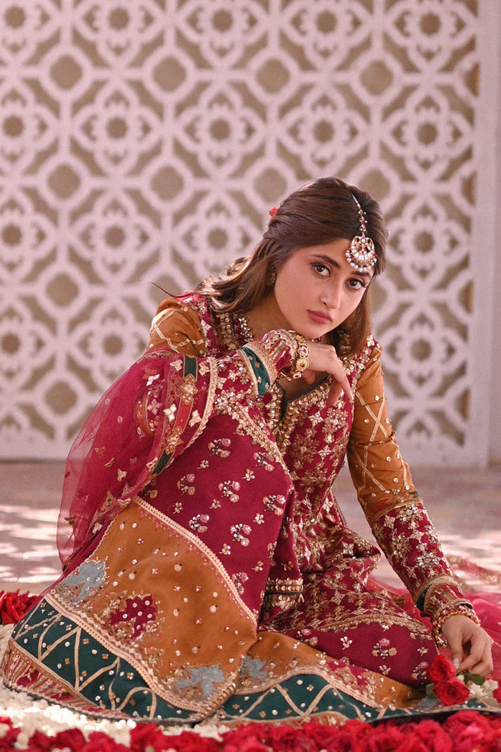Qalamkar | Wedding Formals 2024 | SF-01 Riha by Qalamkar - Designer Dress - Type: Ladies Clothes - Available at Libayah - 100% Original