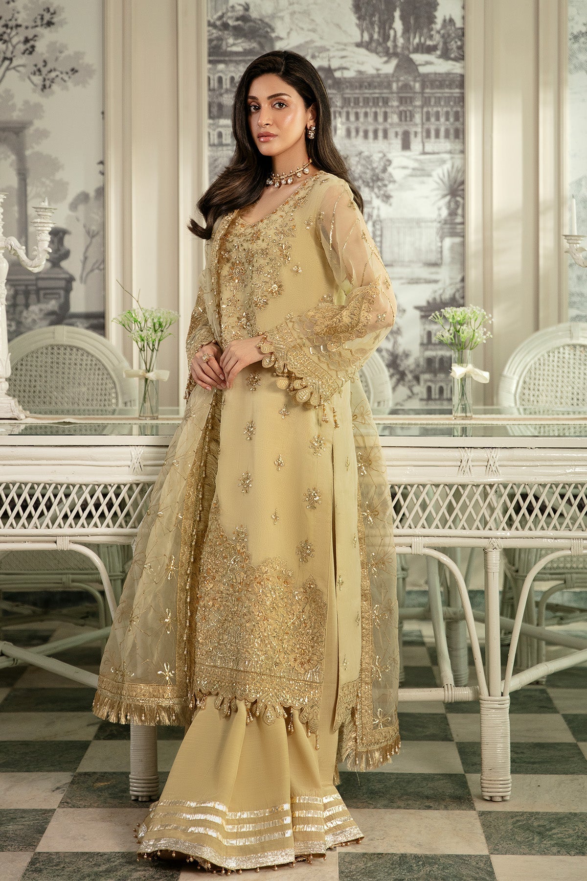 Raeesa Premium | Dehleez Formals | Dl 1036 by Raeesa Premium - Designer Dress  - Type : Ladies Clothes - Available at Libayah - 100% Original 