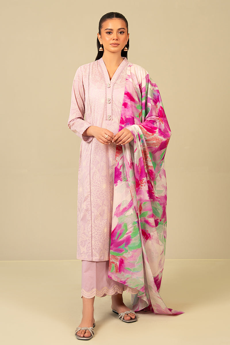 Cross Stitch | Daily Wear Lawn | CS-07 by Cross Stitch - Designer Dress - Type: Ladies Clothes - Available at Libayah - 100% Original