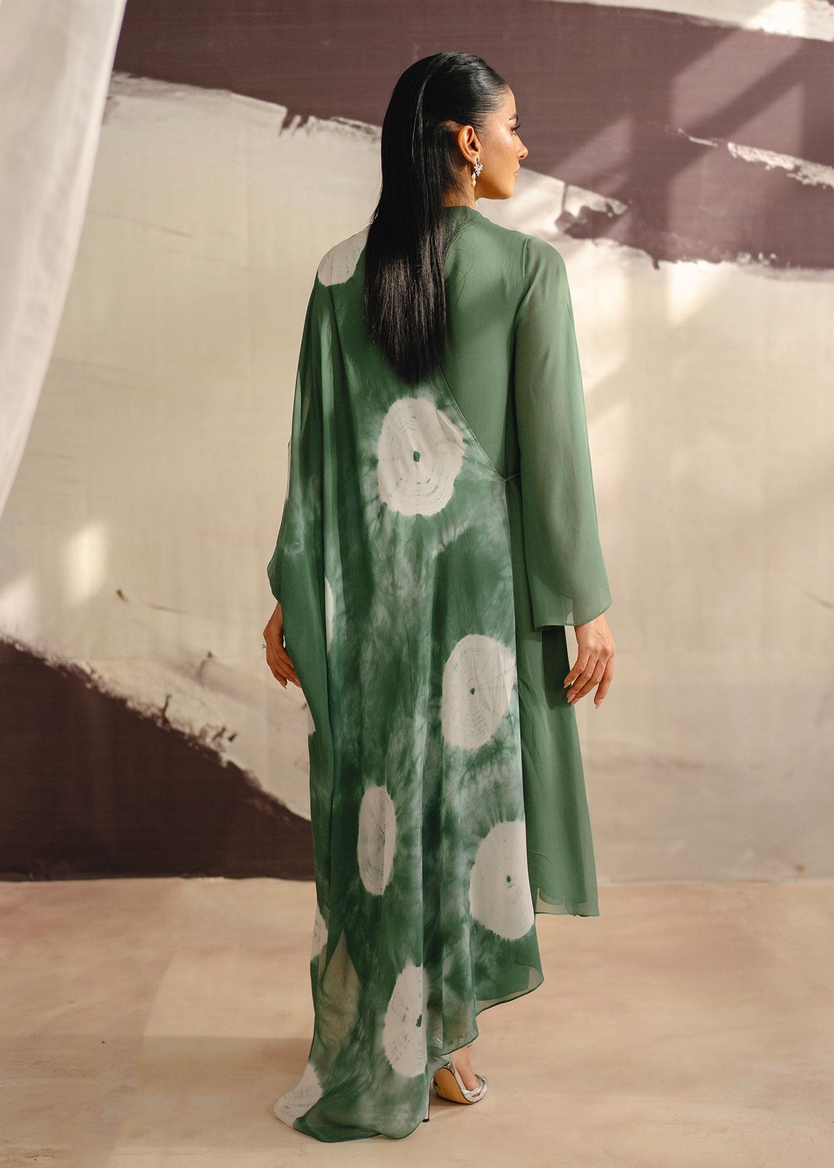 Mahgul | Eye of Cemal | Olive Sun by Mahgul - Designer Dress - Type: Ladies Clothes - Available at Libayah - 100% Original