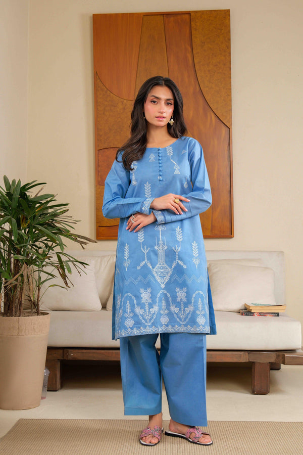 Noor by Saadia Asad | Noor Pret 25 | D5 - Blue Miraj by Noor by Saadia Asad - Designer Dress  - Type : Ladies Clothes - Available at Libayah - 100% Original 