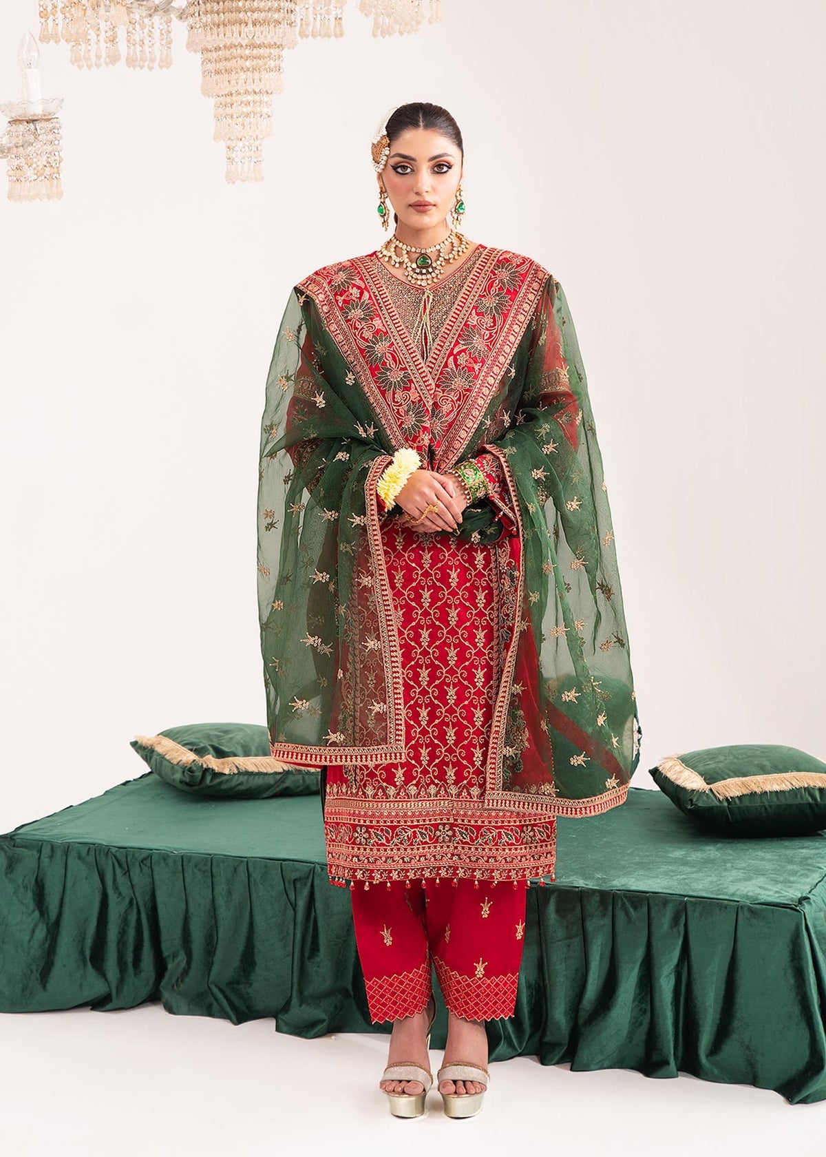 Dastoor | Sajni Luxury Eid Collection 24 | Dur-e-Shahwar by Dastoor - Designer Dress - Type: Ladies Clothes - Available at Libayah - 100% Original