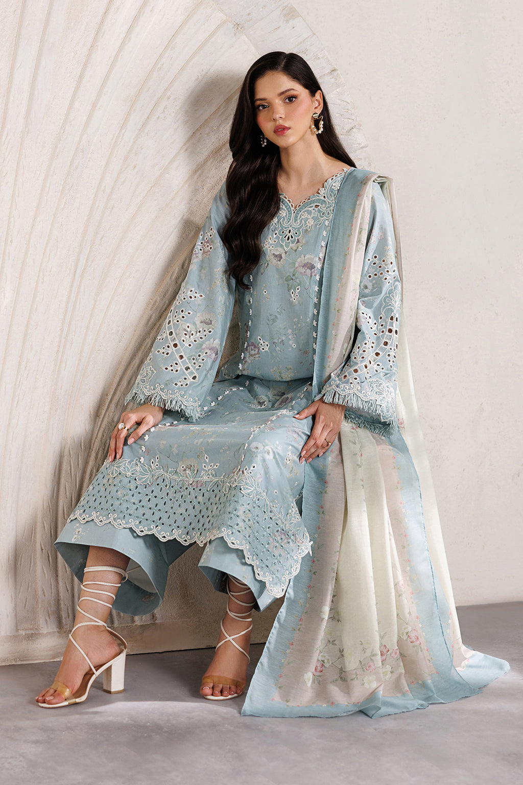 Iznik | Festive lawn 26 | IBE-10 Embroidered Lawn by Iznik - Designer Dress  - Type : Ladies Clothes - Available at Libayah - 100% Original 
