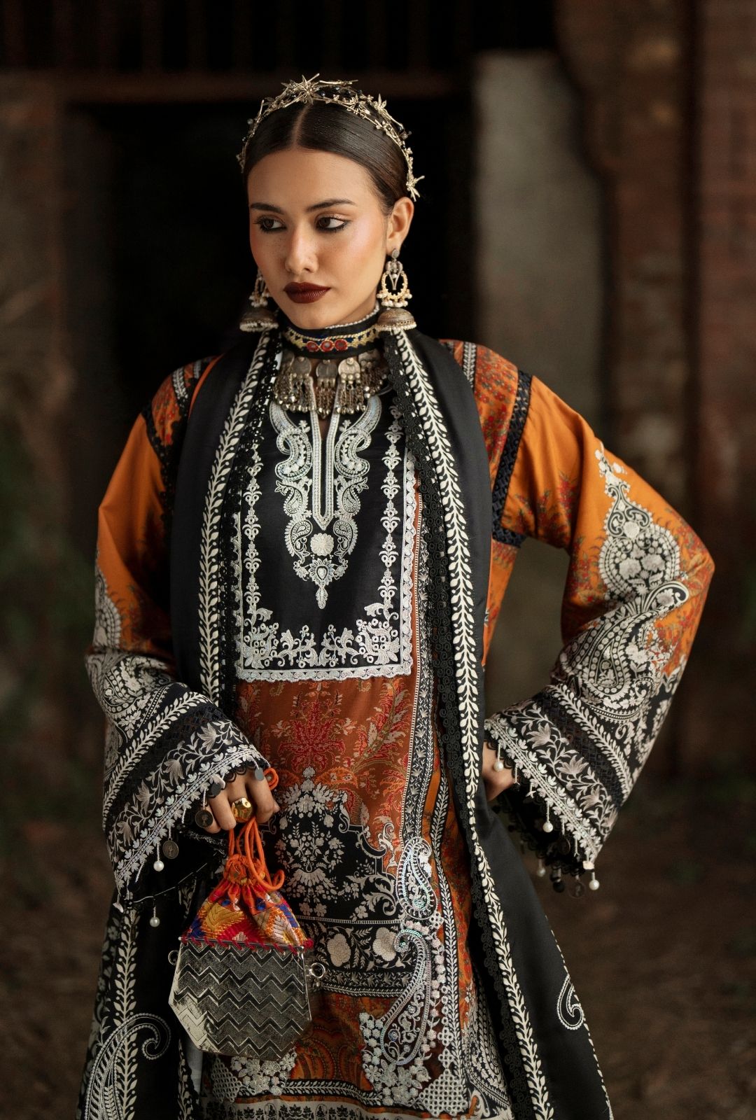 AJR Couture | Sard Sham | Mahrukh by AJR Couture - Designer Dress - Type : Ladies Clothes - Available at Libayah - 100% Original 