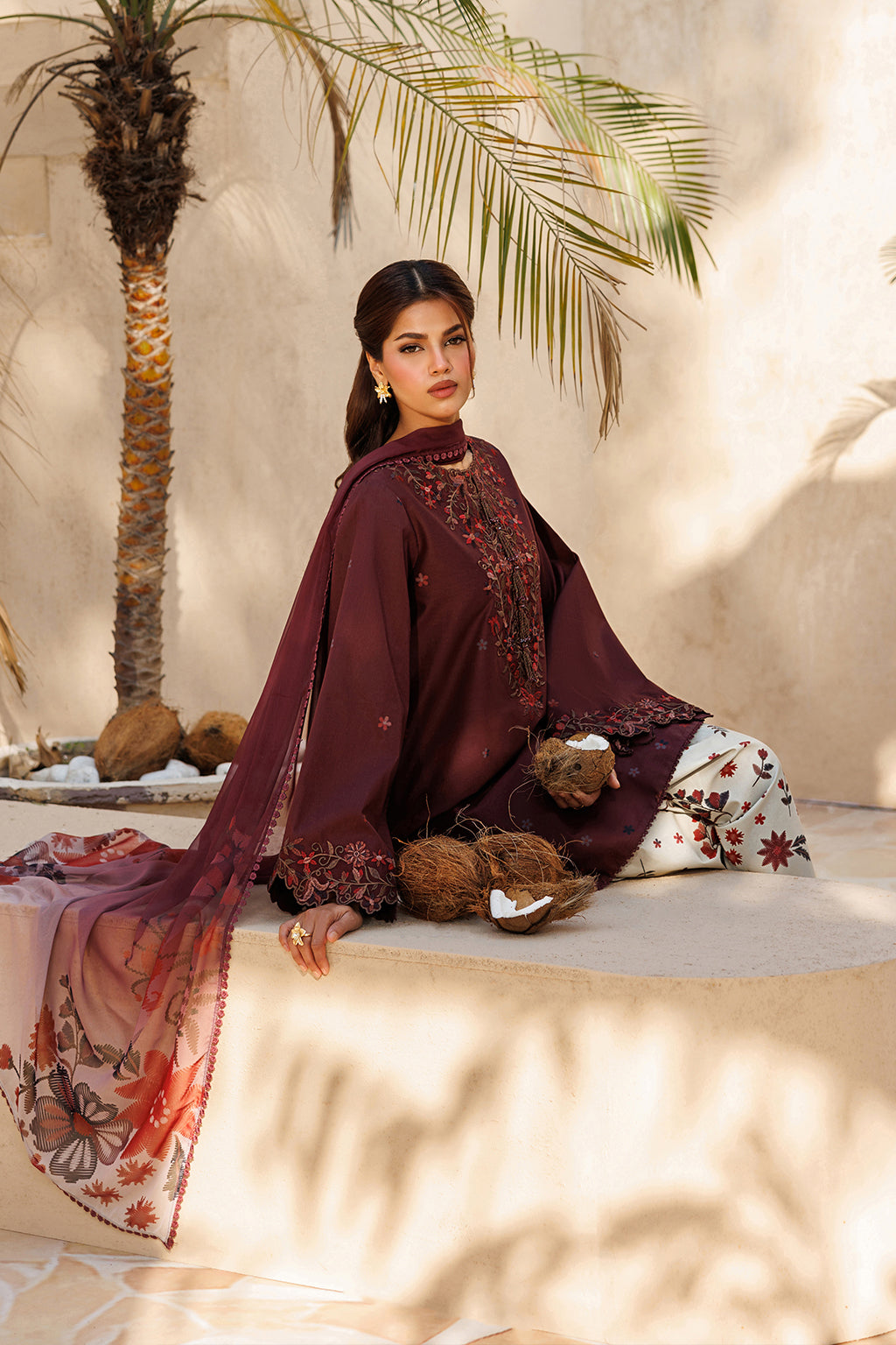 Iznik | Printed Lawn 26 | UE-666 Printed Lawn by Iznik - Designer Dress  - Type : Ladies Clothes - Available at Libayah - 100% Original 