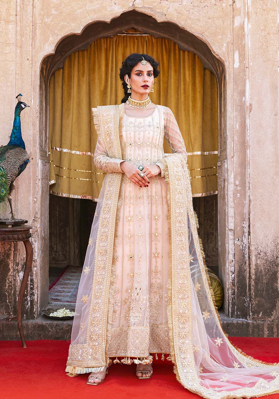 Naaz – authentic Pakistani formal dress from the Zarqash Arzoo Festive Collection collection for women in the UK.