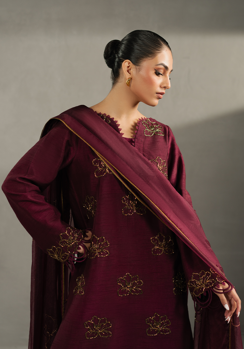 Zarqash | Silk Edit | ZQS 005 TALIA by Zarqash - Designer Dress - Type: Ladies Clothes - Available at Libayah - 100% Original