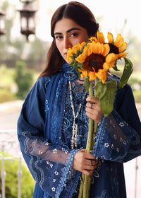 Sardinia | Embroidered Lawn Edit 26 | Terrace Blue by Sardinia - Designer Dress  - Type : Ladies Clothes - Available at Libayah - 100% Original 