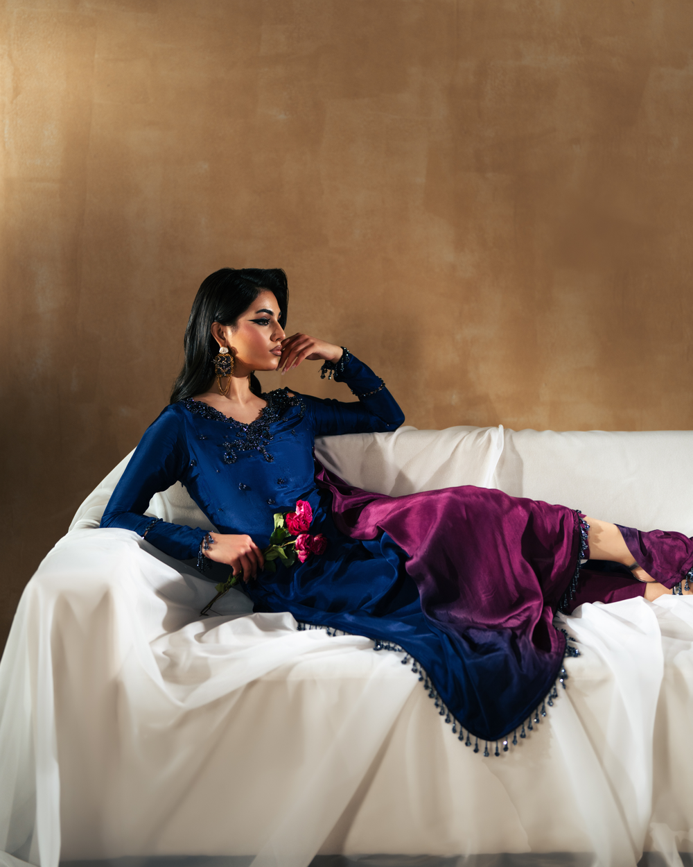 Vasal | Zyra Luxe Pret 26 | Sapphire drift by Vasal - Designer Dress  - Type : Ladies Clothes - Available at Libayah - 100% Original 