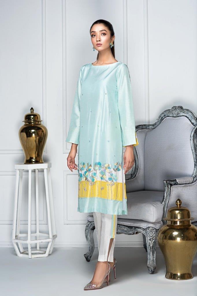 Hana | Eclectic Ready to Wear | Blue Lagoon by Hana - Designer Dress - Type: Ladies Clothes - Available at Libayah - 100% Original