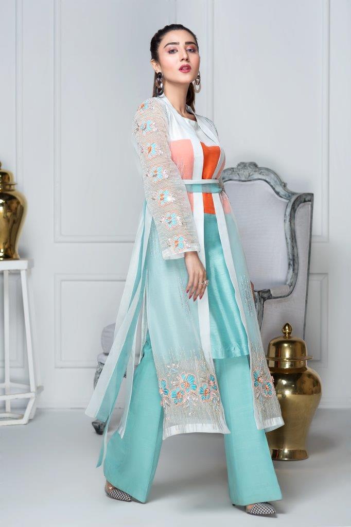 Hana | Eclectic Ready to Wear | Aqua Marine by Hana - Designer Dress - Type: Ladies Clothes - Available at Libayah - 100% Original