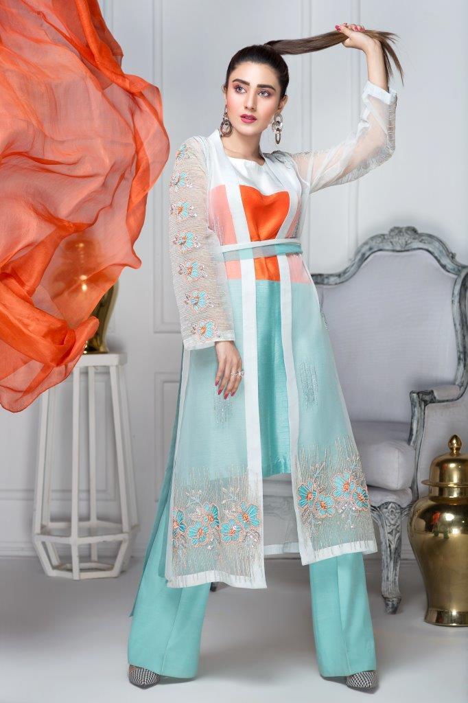 Hana | Eclectic Ready to Wear | Aqua Marine by Hana - Designer Dress - Type: Ladies Clothes - Available at Libayah - 100% Original