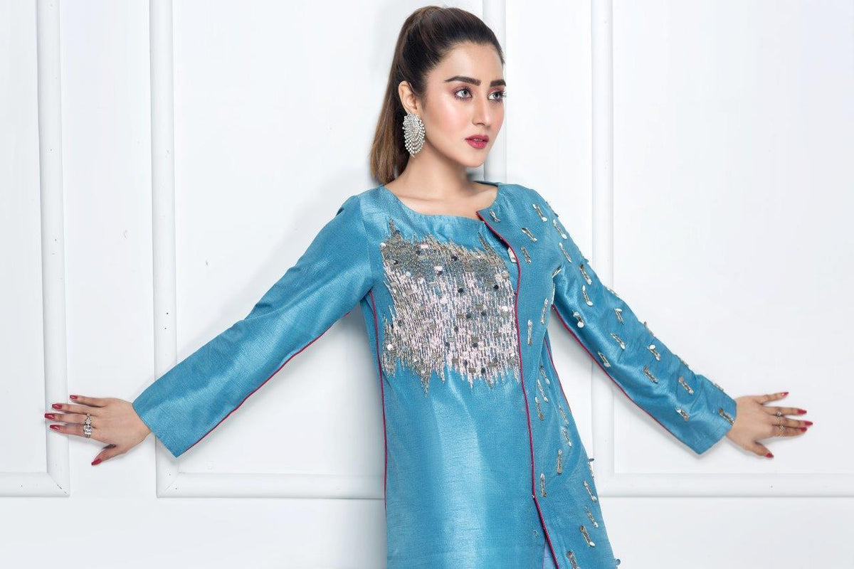 Hana | Eclectic Ready to Wear | Cerulian Spark by Hana - Designer Dress - Type: Ladies Clothes - Available at Libayah - 100% Original