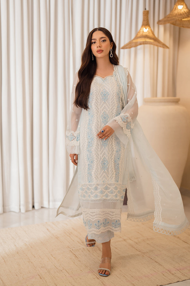 Azure | Ensembles Embroidered Formals | Ocean Whisper by Azure - Designer Dress - Type: Ladies Clothes - Available at Libayah - 100% Original