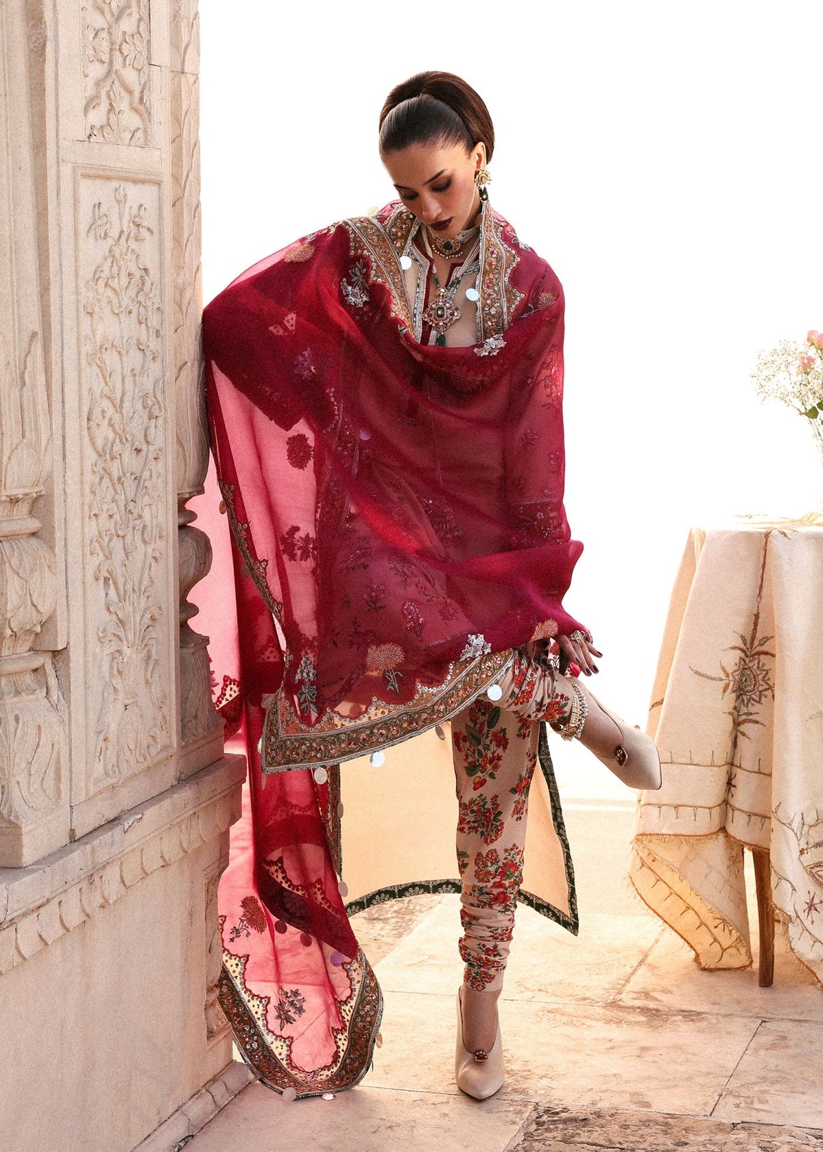 Hussain Rehar | Luxury Pret AW 25 | Florielle by Hussain Rehar - Designer Dress  - Type : Ladies Clothes - Available at Libayah - 100% Original 