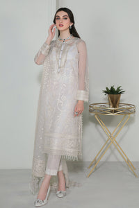 Baroque | Formals Collection | EMBROIDERED ORGANZA UF-186 by Baroque - Designer Dress  - Type : Ladies Clothes - Available at Libayah - 100% Original 