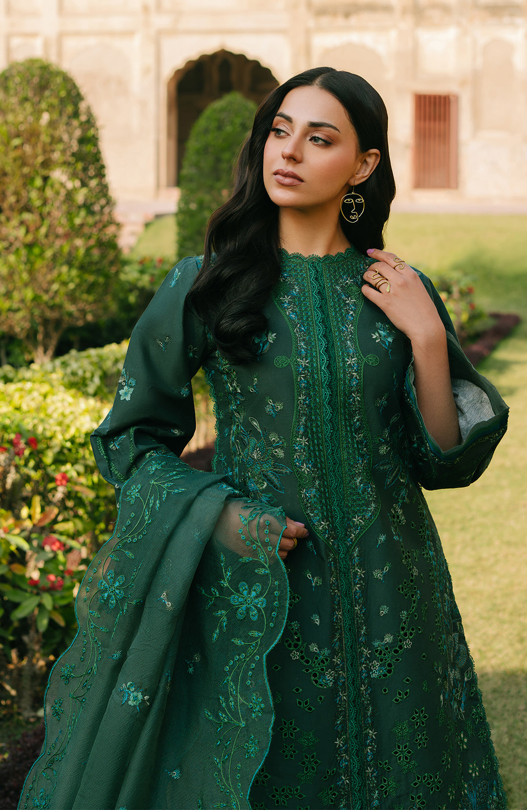 Fiona | Sarang Lawn 25 | Mirana by Fiona - Designer Dress - Type: Ladies Clothes - Available at Libayah - 100% Original