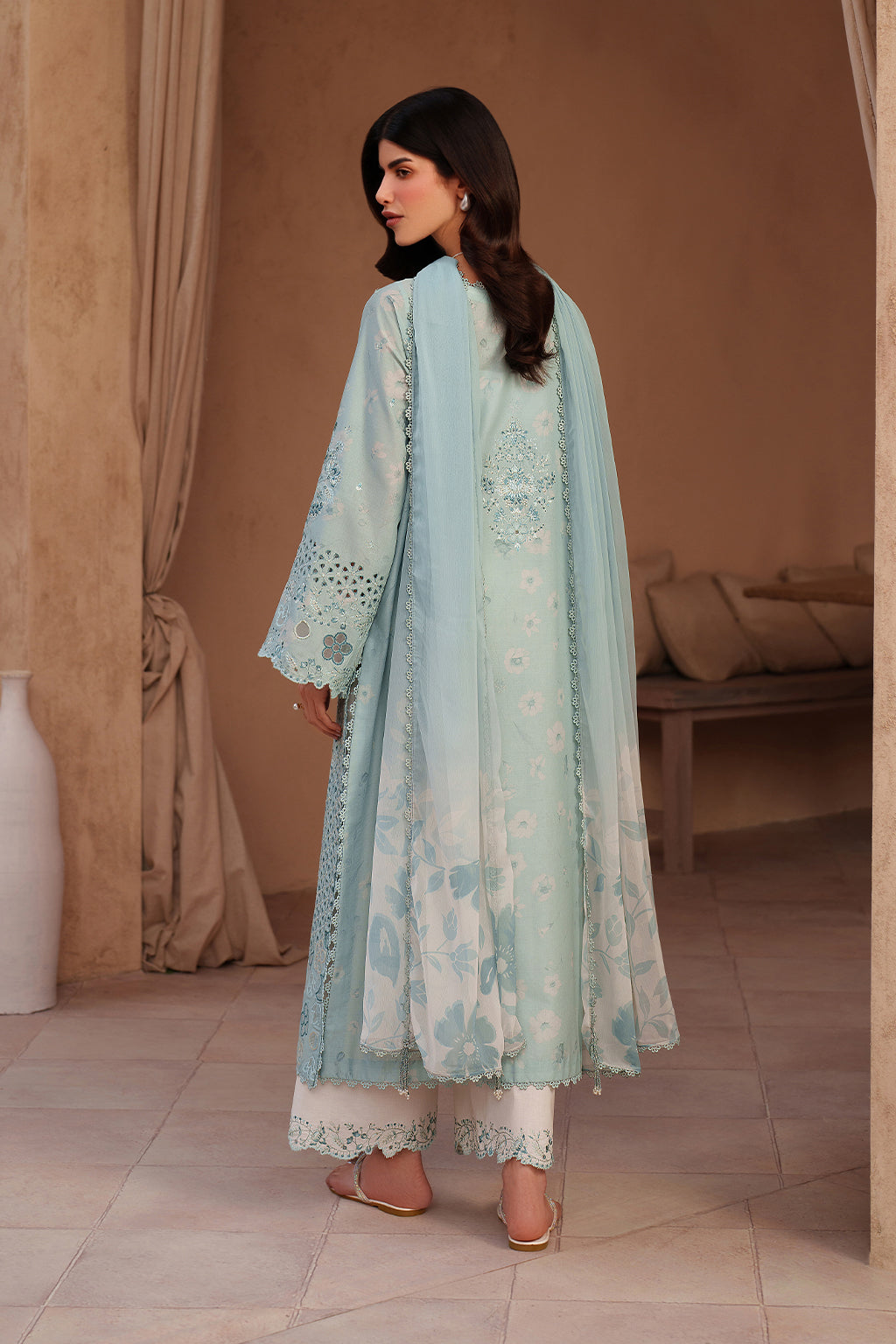 Iznik | Eid lawn | EL-05 Embroidered Lawn by Iznik - Designer Dress  - Type : Ladies Clothes - Available at Libayah - 100% Original 