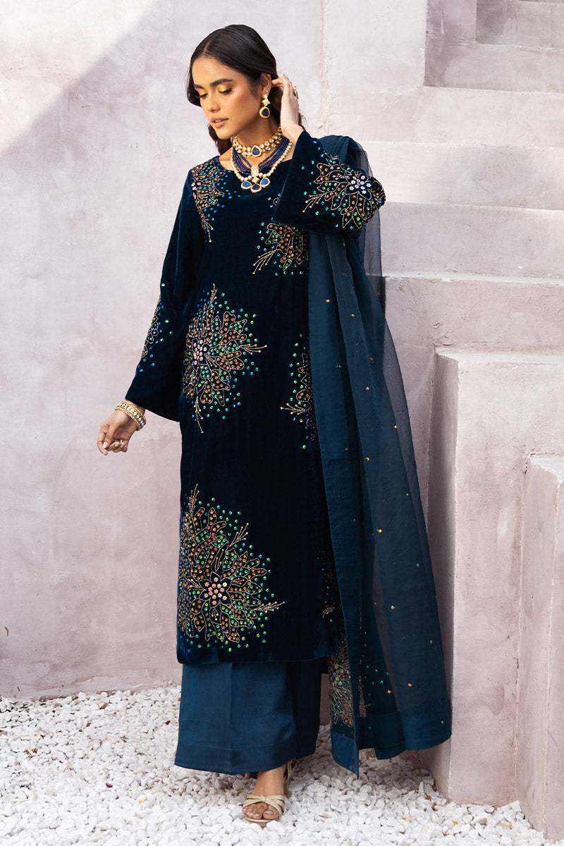 Chic Ophicial | Velveteen Luxury Fall Collection | Zaira by Chic Ophicial - Designer Dress - Type: Ladies Clothes - Available at Libayah - 100% Original